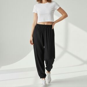 Women's Black Joggers